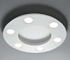 Plafoniera-moderna-Illuminando-UFO-PL6-GX53-LED-lampada-soffitto-metallo-bianco-sabbia-tonda