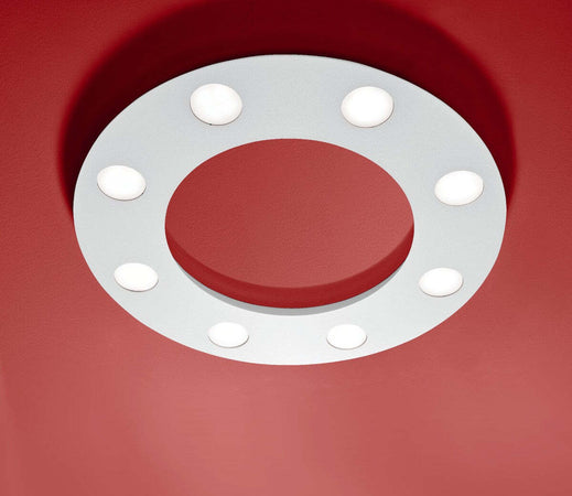 Plafoniera-moderna-Illuminando-UFO-PL8-GX53-LED-lampada-soffitto-metallo-bianco-sabbia-tonda