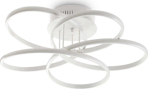 Plafoniera-Moderna-Karol-Metallo-Bianco-Led-78W-4000K-Luce-Naturale-D65Cm