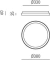 Plafoniera-Moderna-Krizia-Alluminio-Satinato-Bianco-1-Modulo-Led-30-W-4000-K