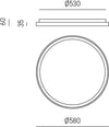 Plafoniera-Moderna-Krizia-Alluminio-Satinato-Bianco-1-Modulo-Led-50-W-4000-K