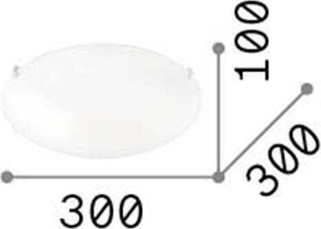 Plafoniera-Moderna-Lana-Vetro-Bianco-2-Luci-E27