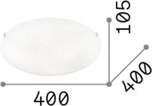 Plafoniera-Moderna-Lana-Vetro-Bianco-3-Luci-E27