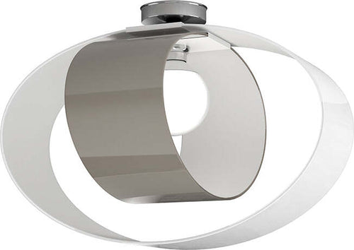 Plafoniera-Moderna-Lap-Metallo-Bianco-E-Vetro-Tortora-1-Luce-E27-52Cm