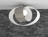 Plafoniera-Moderna-Lap-Metallo-Bianco-E-Vetro-Tortora-1-Luce-E27-52Cm