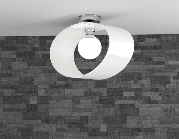 Plafoniera-Moderna-Lap-Metallo-E-Vetro-Bianco-1-Luce-E27-42Cm
