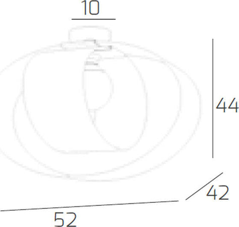 Plafoniera-Moderna-Lap-Metallo-E-Vetro-Bianco-1-Luce-E27-52Cm