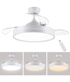 Plafoniera Moderna Led Con Ventilatore Soffitto Cambia 3 Luci Telecomando F7189