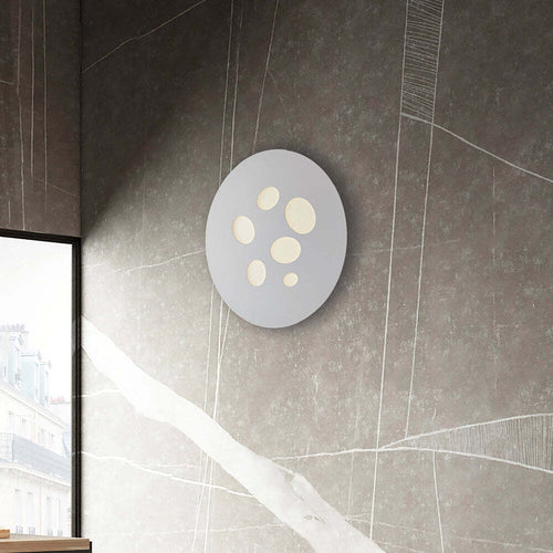 Plafoniera-Moderna-Led-Integrato-diam.40-Metallo-e-Alluminio-Bianco-Serie-Asole