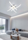 Plafoniera Moderna A Led Da Soffitto Con Bracci A Onda Luce Fredda Naturale C05 Casa, arredamento e bricolage > Illuminazione da interno > Plafoniere per interno > Lampadari Trade Shop italia - Napoli, Commerciovirtuoso.it
