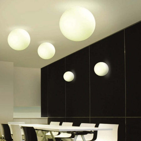 Plafoniera-moderna-Linea-Light-Group-OH-S-E27-12124-LED-lampada-soffitto-parete-sfera-polietilene