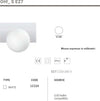 Plafoniera-moderna-Linea-Light-Group-OH-S-E27-12124-LED-lampada-soffitto-parete-sfera-polietilene