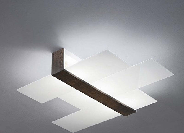 Plafoniera-moderna-Linea-Light-Group-TRIAD-90208-90230-LED-vetro-lampada-soffitto-parete