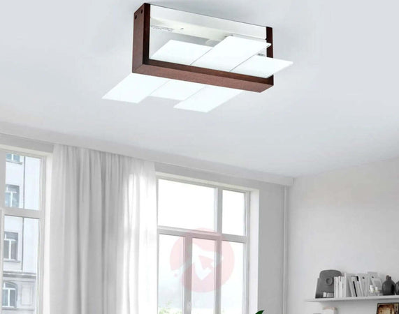 Plafoniera-moderna-Linea-Light-Group-TRIAD-S-90209-90231-LED-vetro-lampada-soffitto-parete