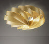 Plafoniera-moderna-Linea-Zero-FLAT-P-E27-LED-oro-polilux-lampada-soffitto