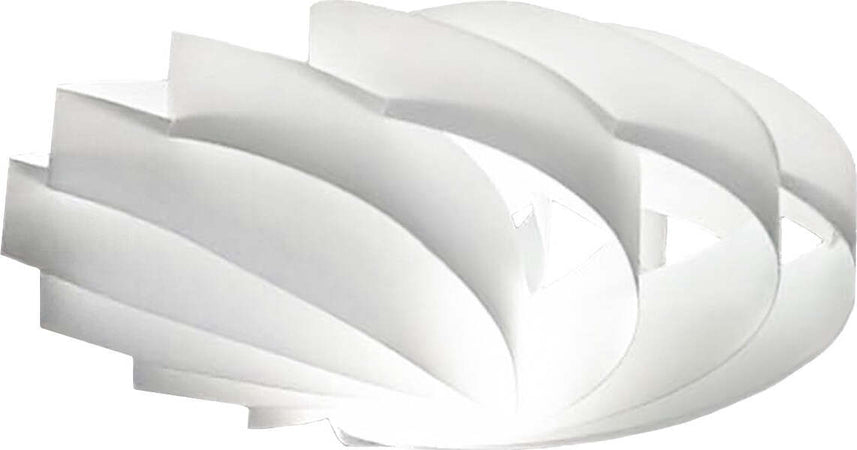 Plafoniera-moderna-Linea-Zero-FLAT-P-E27-LED-polilux-bianco-lampada-soffitto