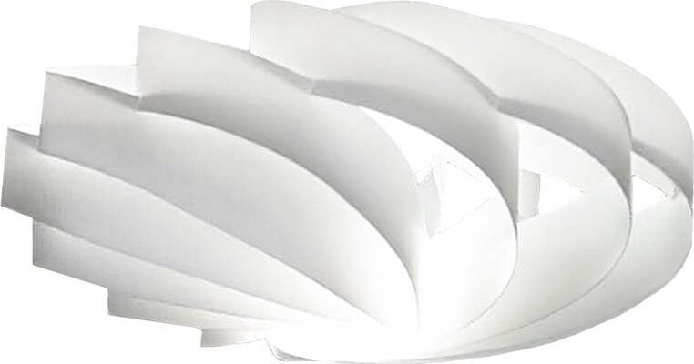 Plafoniera-moderna-Linea-Zero-FLAT-P-E27-LED-polilux-bianco-lampada-soffitto