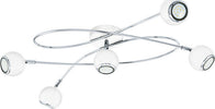 Plafoniera-Moderna-Locanda-5-Luci-Acciaio-Bianco-E-Cromo