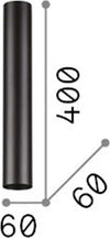 Plafoniera-Moderna-Look-Metallo-Bianco-1-Luce-7W-3000K-Luce-Calda-H40Cm