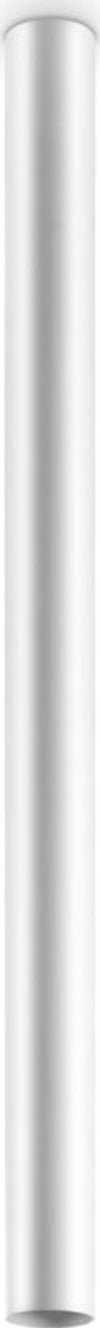 Plafoniera-Moderna-Look-Metallo-Bianco-1-Luce-7W-3000K-Luce-Calda-H95Cm