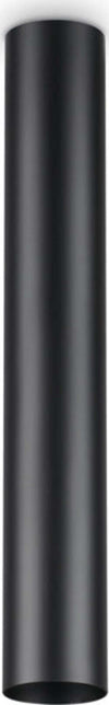 Plafoniera-Moderna-Look-Metallo-Nero-1-Luce-7W-3000K-Luce-Calda-H40Cm