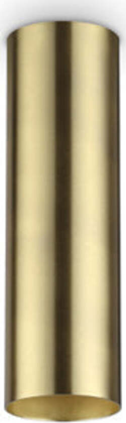 Plafoniera-Moderna-Look-Metallo-Ottone-1-Luce-7W-3000K-Luce-Calda-H20Cm