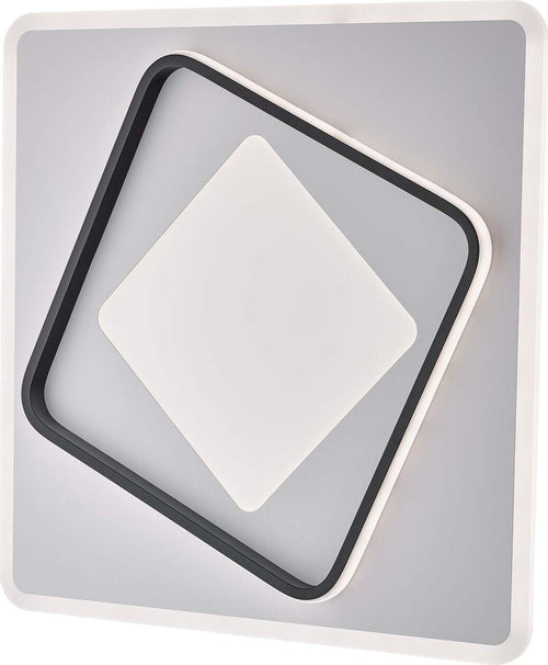 Plafoniera-Moderna-Lulu'-In-Alluminio-Bianco-Nero-Led-Integrato-Cct