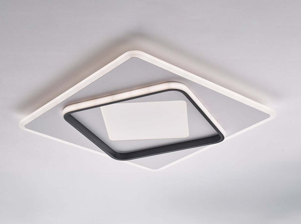Plafoniera-Moderna-Lulu'-In-Alluminio-Bianco-Nero-Led-Integrato-Cct