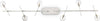 Plafoniera-Moderna-Maracas-Metallo-Bianco-6-Luci-2W-3000K-Luce-Calda