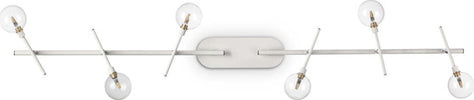 Plafoniera-Moderna-Maracas-Metallo-Bianco-6-Luci-2W-3000K-Luce-Calda