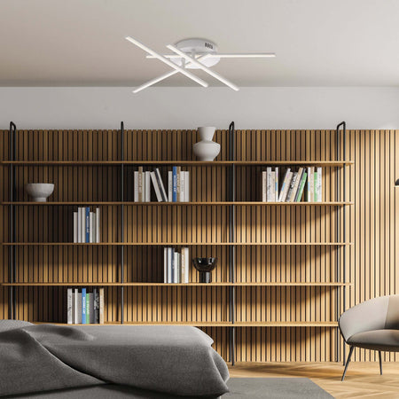 Plafoniera-Moderna-Mikado-Led-Integrato-40-W-Orientabile-E-Telecomando