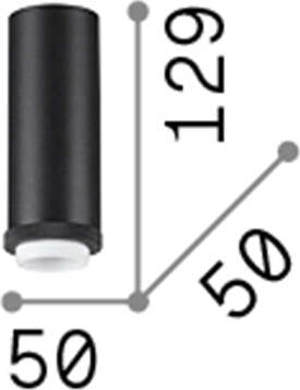 Plafoniera-Moderna-Mix-Up-Metallo-Bianco-1-Luce-E27