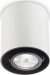Plafoniera-Moderna-Mood-Round-Alluminio-Bianco-1-Luce-Gu10-7W-3000K-D9Cm