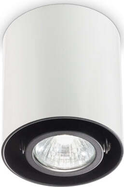Plafoniera-Moderna-Mood-Round-Alluminio-Bianco-1-Luce-Gu10-7W-3000K-D9Cm