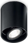 Plafoniera-Moderna-Mood-Round-Alluminio-Nero-1-Luce-Gu10-7W-3000K-D9Cm