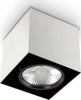 Plafoniera-Moderna-Mood-Square-Alluminio-Bianco-1-Luce-Gu10-7W-3000K-D15Cm