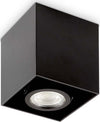 Plafoniera-Moderna-Mood-Square-Alluminio-Nero-1-Luce-Gu10-7W-3000K-D9Cm