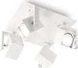 Plafoniera-Moderna-Mouse-Metallo-Bianco-4-Luci-Gu10