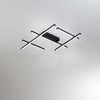 Plafoniera-Moderna-Net-Nero-Led-Media