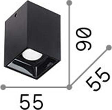 Plafoniera-Moderna-Nitro-Alluminio-Bianco-Led-10W-3000K-Luce-Calda