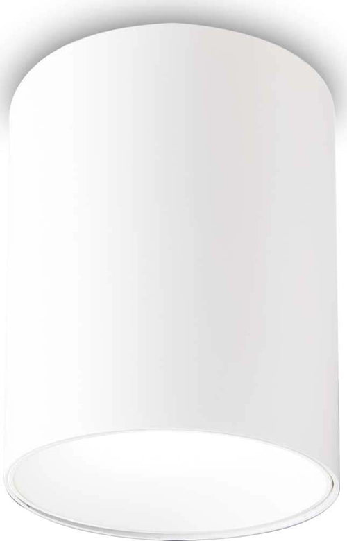 Plafoniera-Moderna-Nitro-Round-Alluminio-Bianco-Led-10W-3000K-Luce-Calda