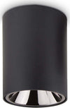 Plafoniera-Moderna-Nitro-Round-Alluminio-Nero-Led-15W-3000K-Luce-Calda