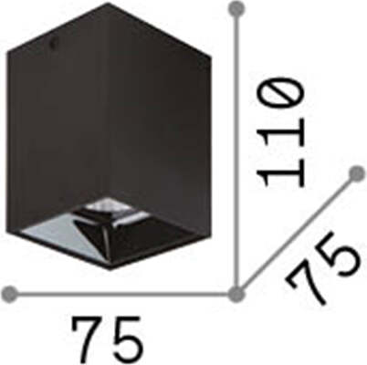 Plafoniera-Moderna-Nitro-Square-Alluminio-Bianco-Led-15W-3000K-Luce-Calda