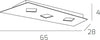 Plafoniera-Moderna-Note-Metallo-Bianco-3-Luci-Gx53-65Cm