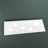 Plafoniera-Moderna-Note-Metallo-Bianco-5-Luci-Gx53-89Cm