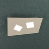 Plafoniera-Moderna-Note-Metallo-Sabbia-2-Luci-Gx53-35Cm