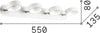 Plafoniera-Moderna-Oby-Metallo-Bianco-4-Luci-24W-3000K-Luce-Calda