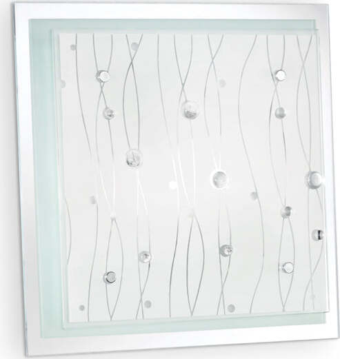 Plafoniera-Moderna-Ocean-Metallo-Trasparente-2-Luci-E27