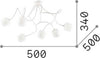 Plafoniera-Moderna-Octopus-Materie-Plastiche-Multicolor-6-Luci-G9-3W-3000K
