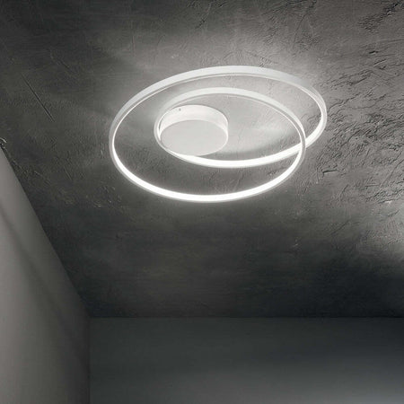Plafoniera-Moderna-On-Off-Oz-Metallo-Bianco-Led-48W-3000K-Luce-Calda